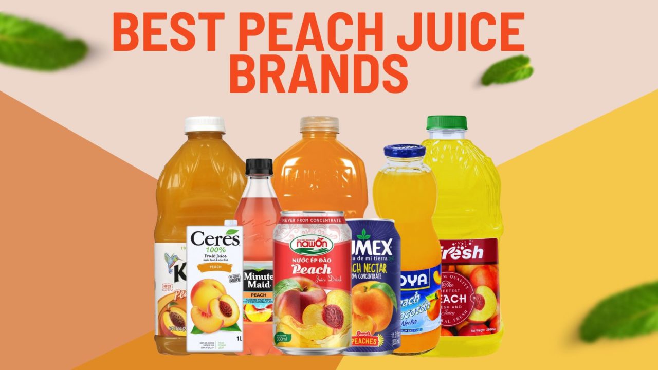 best peach juice brands thumb