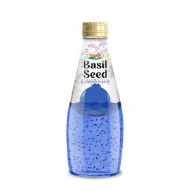 290Ml Basil Seed Drink With Blueberry Flavor