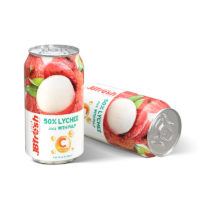 Can 250ml jbfresh lychee fruit juice with pulp enriching vitamin c