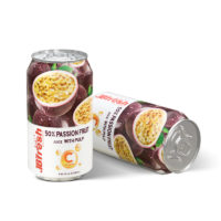 Can 250ml jbfresh passion fruit juice with pulp enriching vitamin c