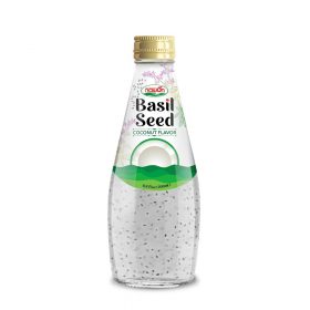 290Ml Basil Seed Drink With Coconut Water Flavor