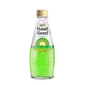 290Ml Basil Seed Drink With Kiwi Flavor