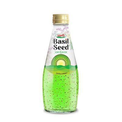 290Ml Basil Seed Drink With Kiwi Flavor