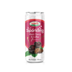 Can 250ml sparkling water blackberry coffee