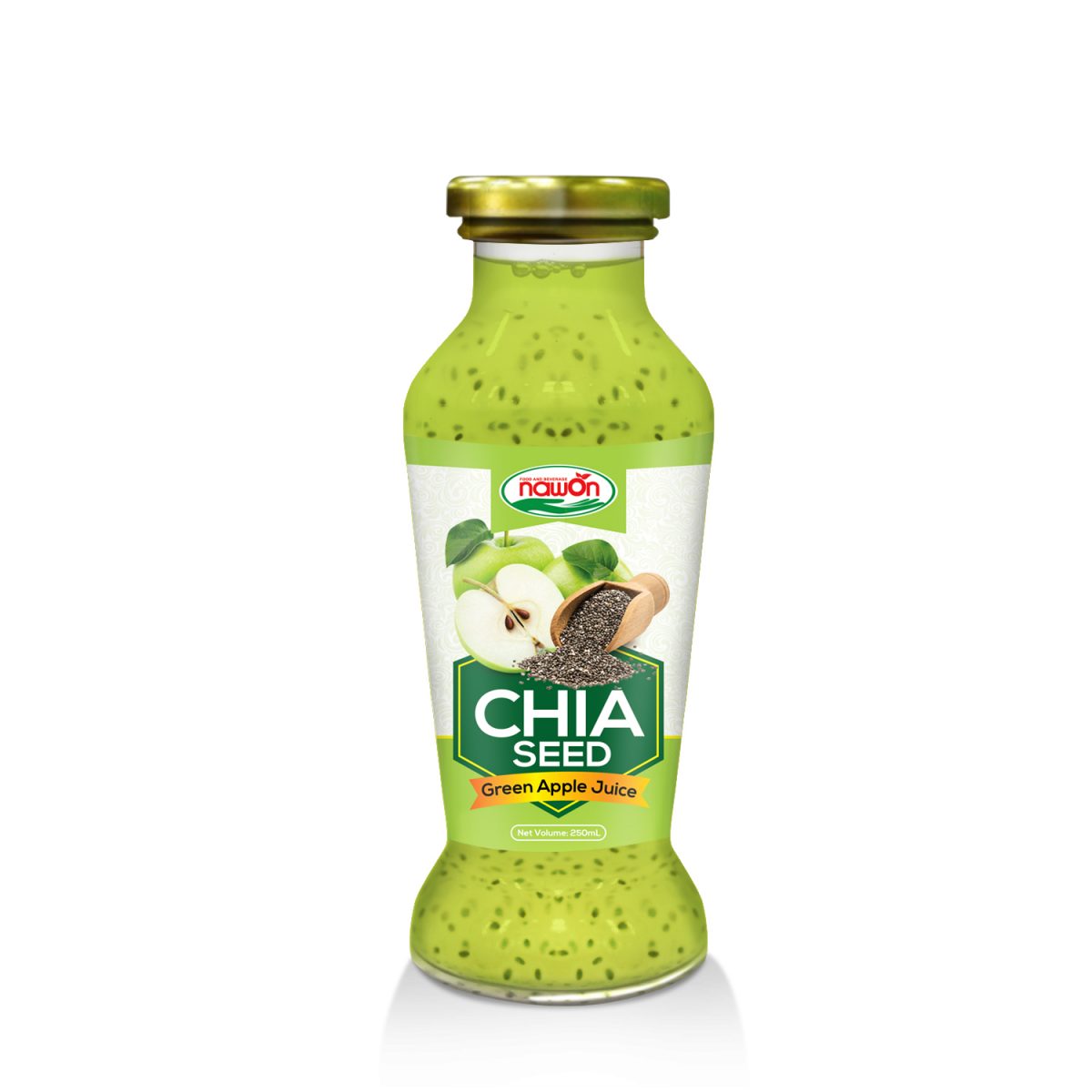 250ml Chia Seed Green Apple