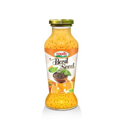 250ml Basil Seed Drink Orange
