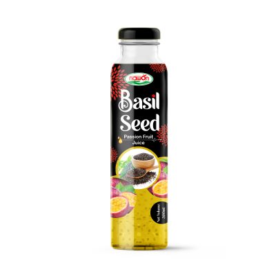 300ml Basil Seed Drink Passion Fruit