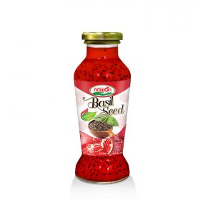 250ml Basil Seed Drink Pomegranate