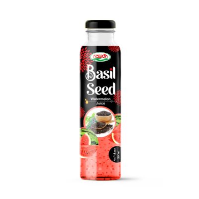 300ml Basil Seed Drink Watermelon