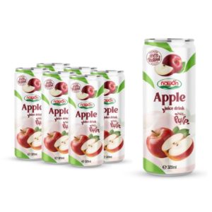 Canned 320ml 10 82 fl oz nawon 100 apple juice drink with pulp