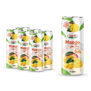 Canned 320ml 10 82 fl oz nawon 100 mango juice drink with pulp