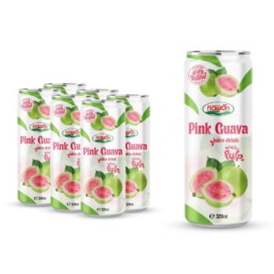 Canned 320ml 10 82 fl oz nawon 100 pink guava juice drink with pulp