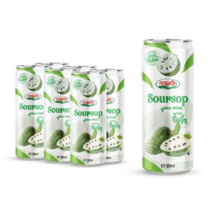 Canned 320ml 10 82 fl oz nawon 100 soursop juice drink with pulp
