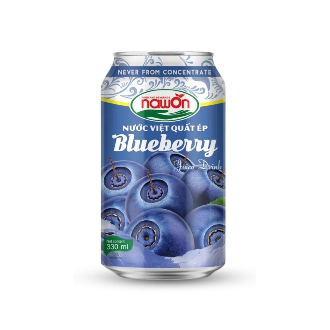 Standard can 330 ml 11 18 fl oz fresh blueberry juice drink premium quality (2)