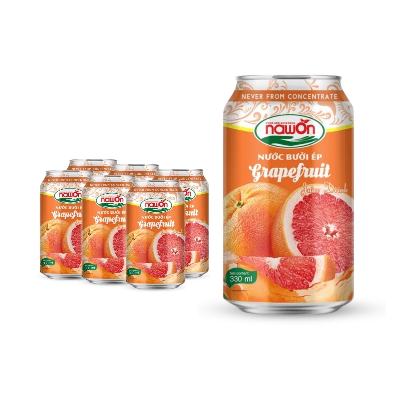 standard can 330 ml 11 18 fl oz fresh grapefruit juice drink premium quality (2)