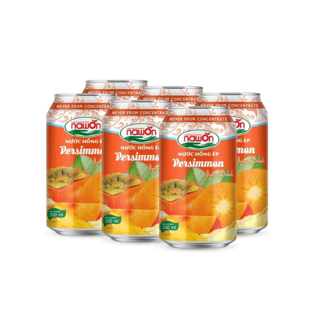 standard can 330 ml 11 18 fl oz fresh persimmon juice drink premium quality (3)