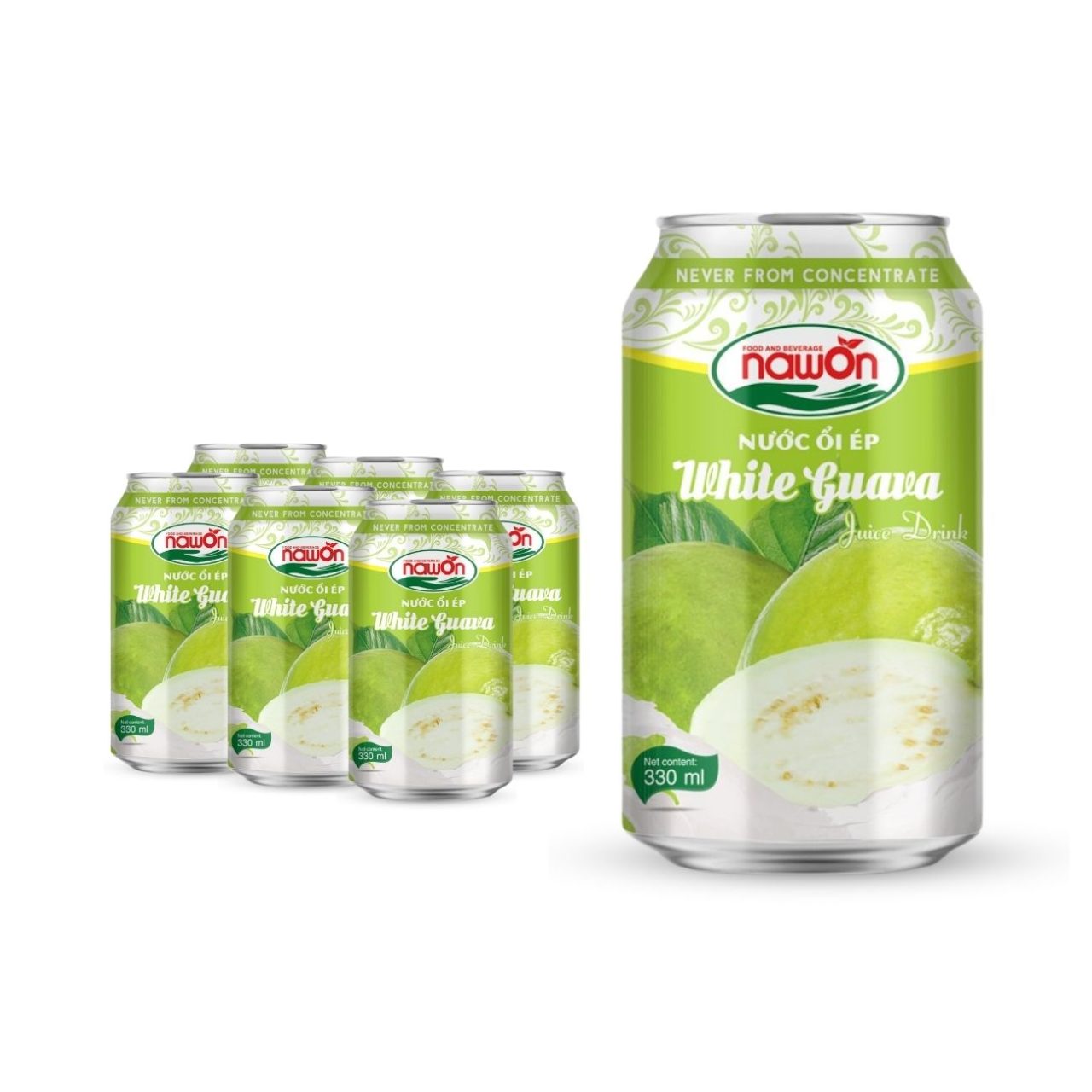 standard can 330 ml 11 18 fl oz fresh white guava juice drink premium quality (1)