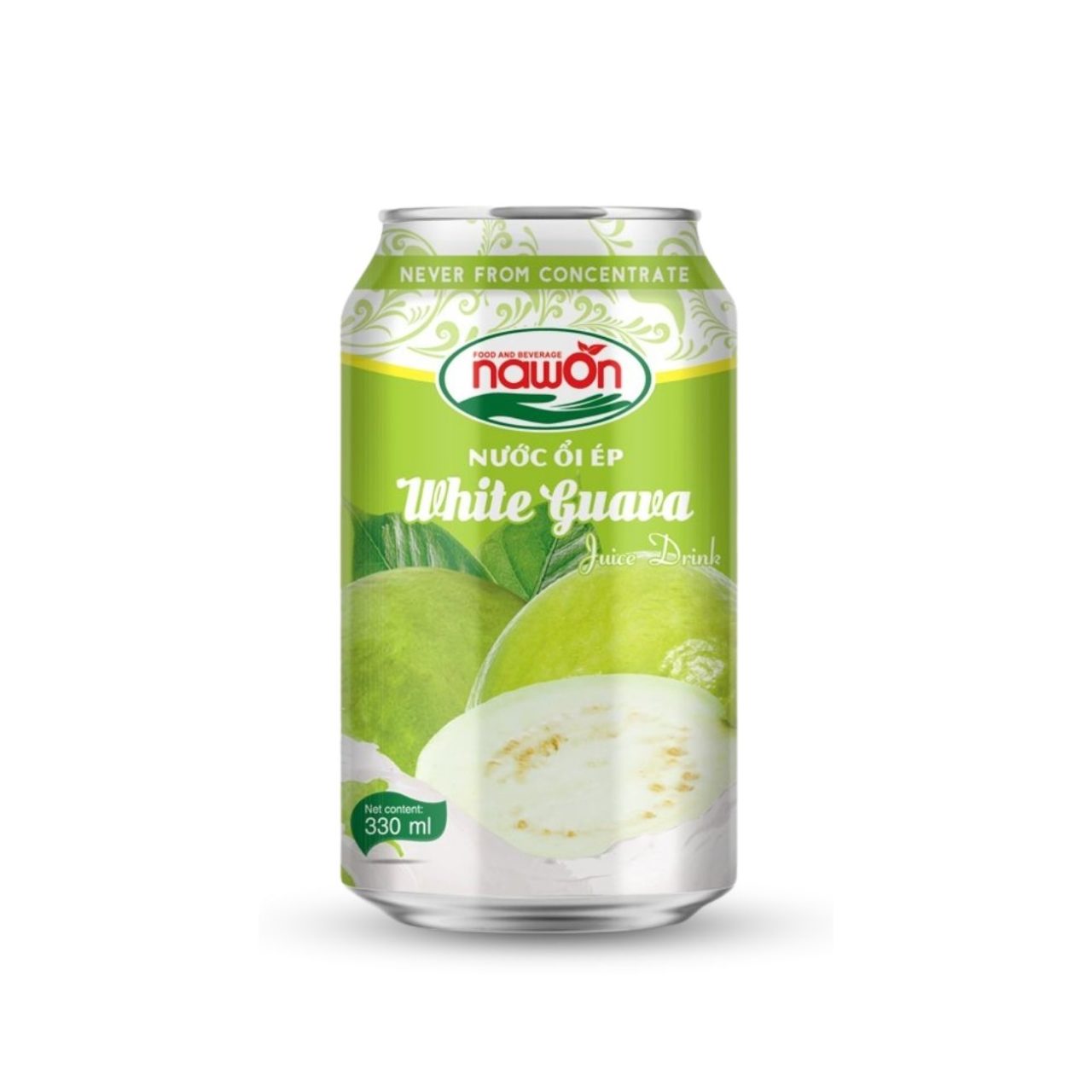 Standard can 330 ml 11 18 fl oz fresh white guava juice drink premium quality (2)