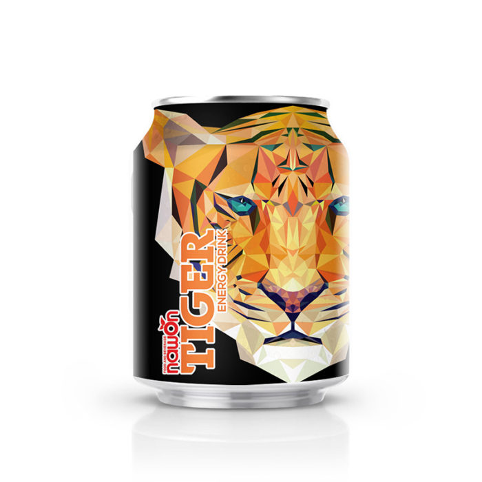 Can 250ml tiger energy drink with original flavor