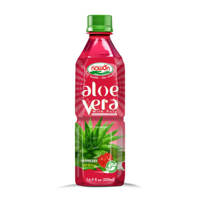 Aloe Vera Drink With Raspberry Flavor