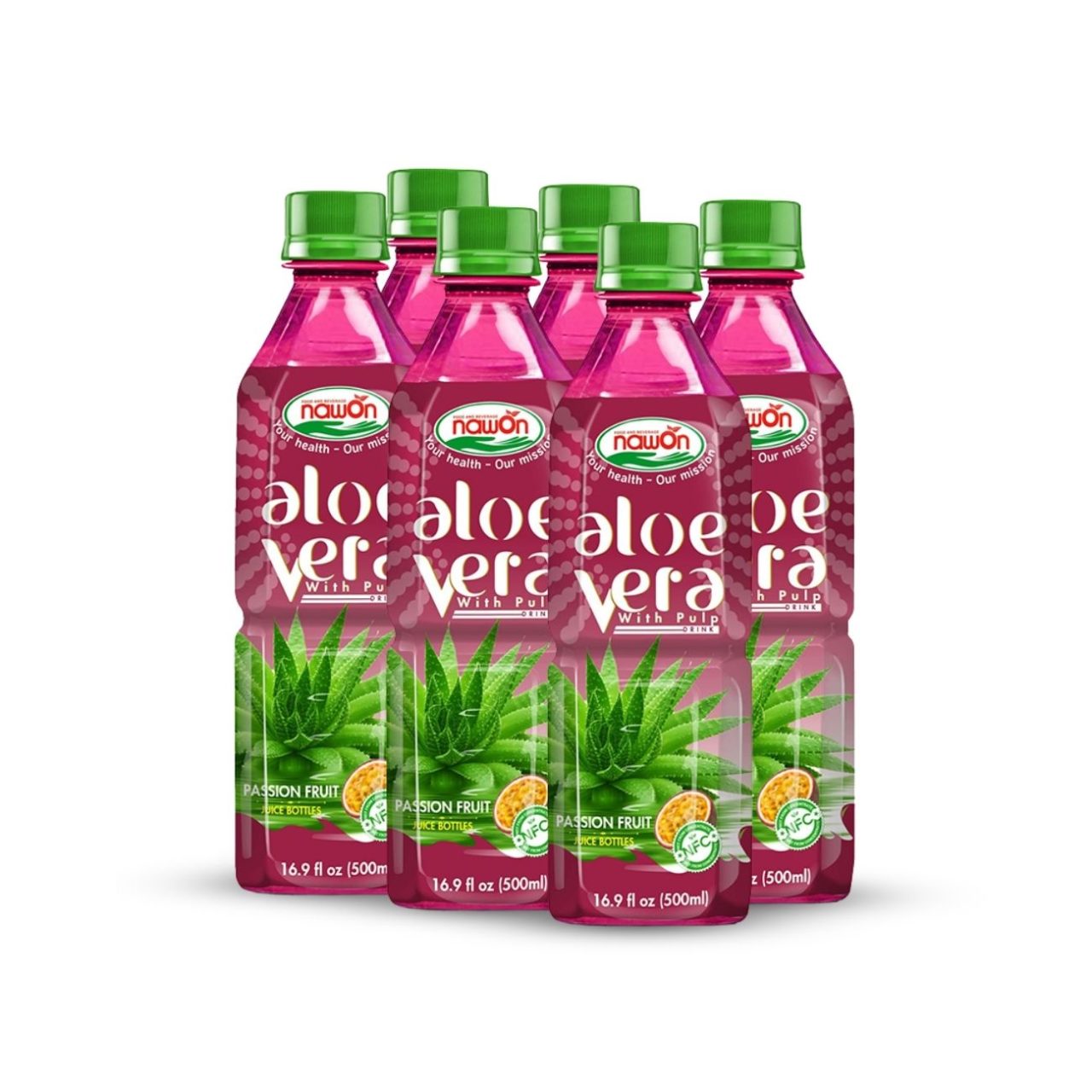 pet bottle 500 ml 16 9 fl oz nawon aloe vera drink pasion fruit (2)