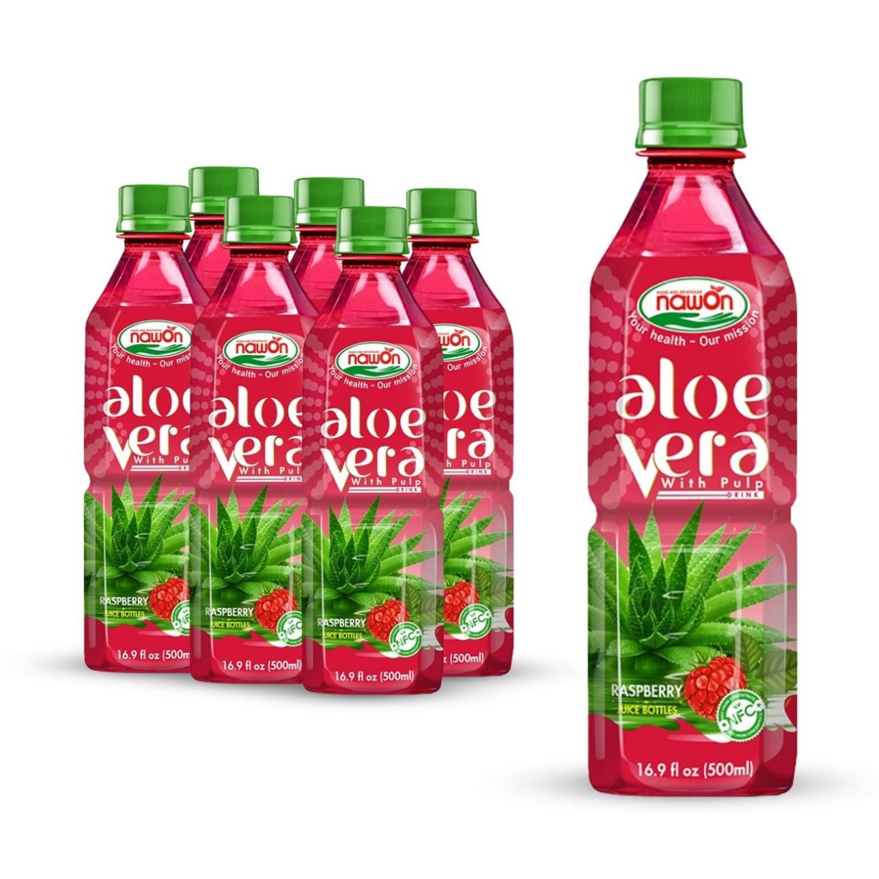 pet bottle 500 ml 16 9 fl oz nawon aloe vera drink raspberry (1)