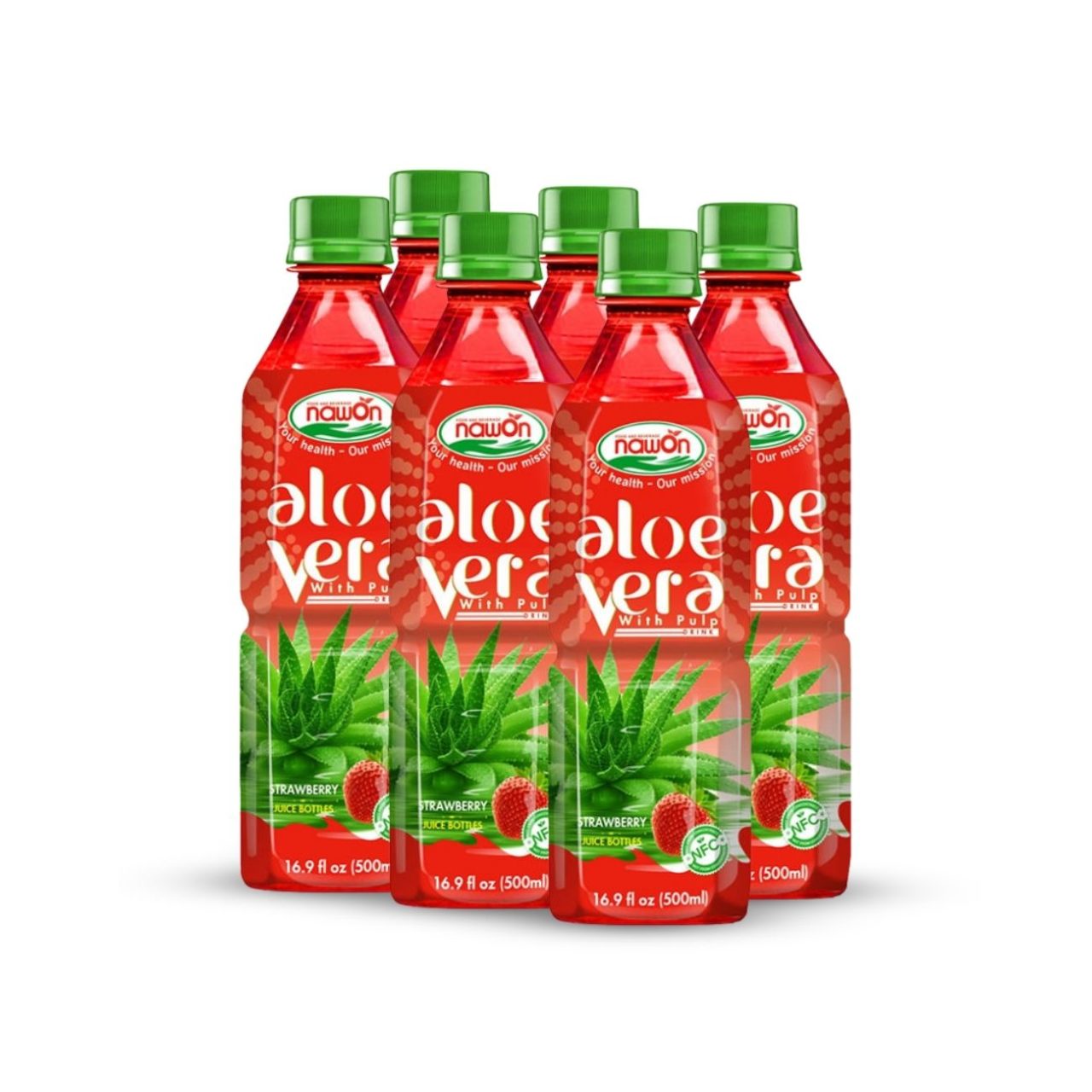 pet bottle 500 ml 16 9 fl oz nawon aloe vera drink strawberry (2)