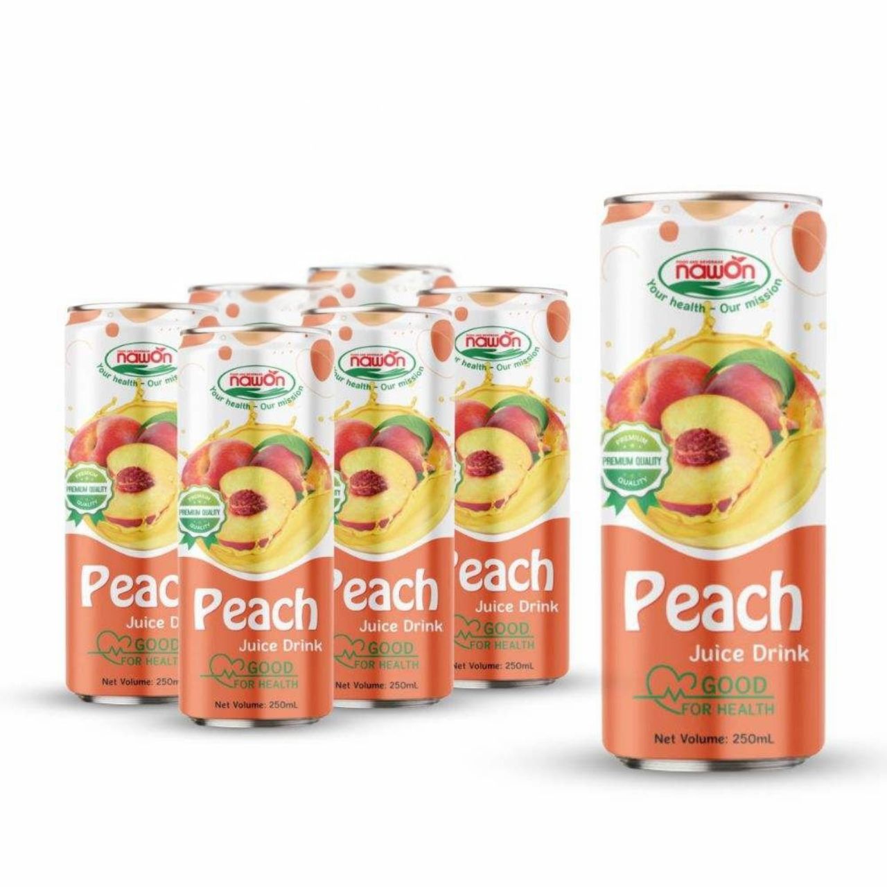 250ml nawon peach juice good for health