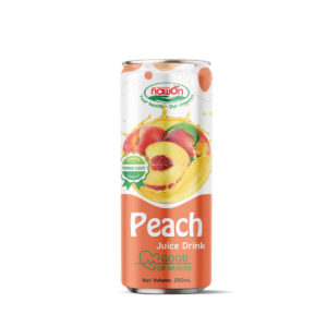 Can 250 ml 8 46 fl oz pure and refreshing peach juice delight nawon