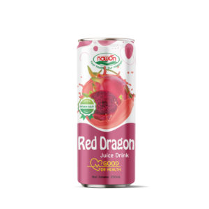 Can 250 ml 8 46 fl oz red dragon fruit juice good for health premium quality nawon