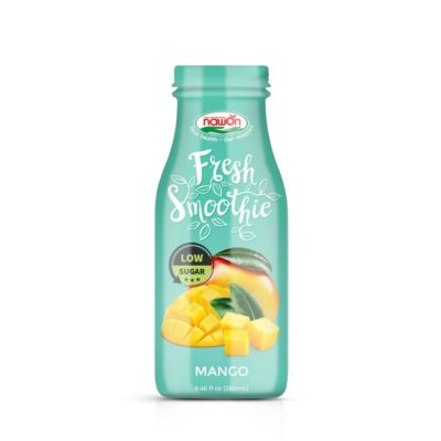 Glass 280ml nawon smoothie low sugar mango