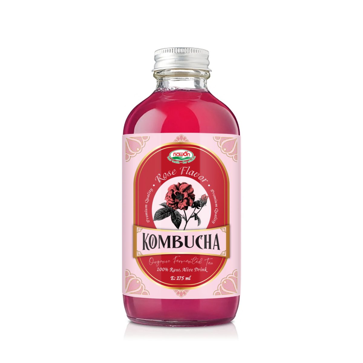 Kombucha Rose Flavor