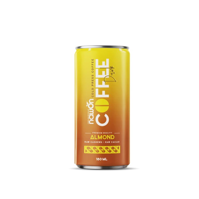 Cold Press Coffee Drink With Almond Flavor