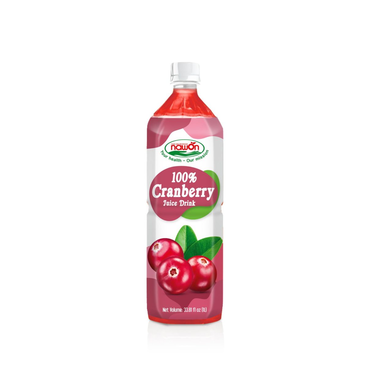 100% Natural Cranberry Juice Drink | Bottle, 1000Ml