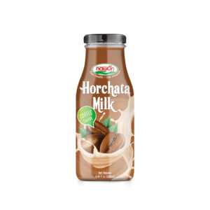 Glass bottle 280ml horchata milk coffee flavor