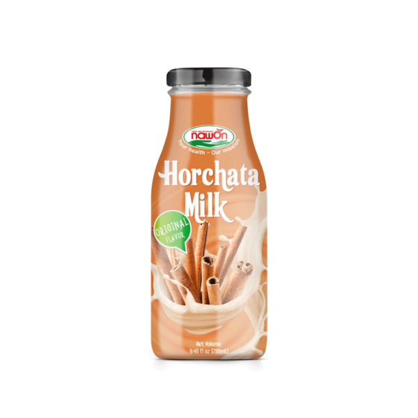 Glass bottle 280ml horchata milk original flavor