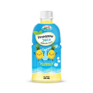 Pet bottle 320 ml 10 82 fl oz raw pineapple juice drink with nata de coco jelly nawon
