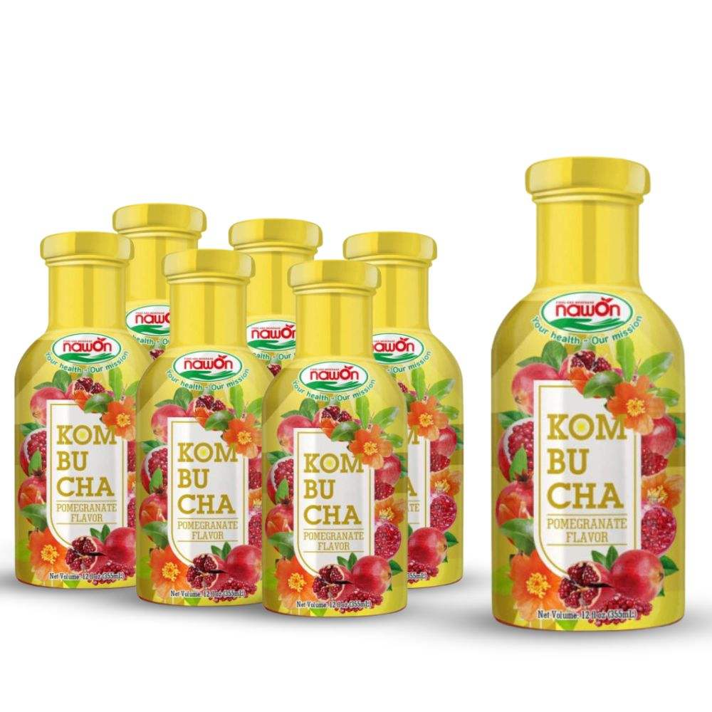 355ml nawon kombucha pomegranate flavor