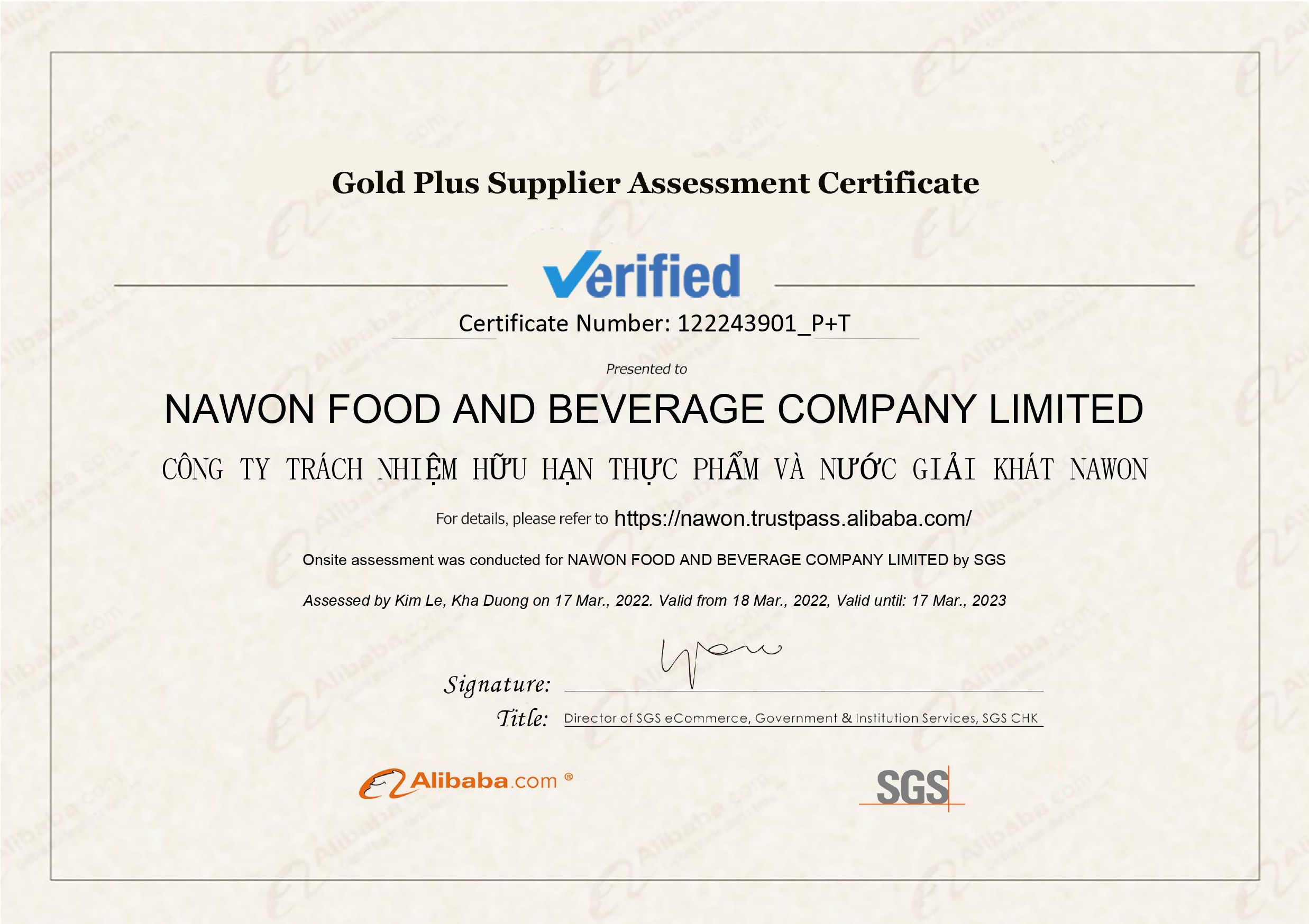 5.NAWON FOOD AND BEVERAGE COMPANY LIMITED Big page 0001