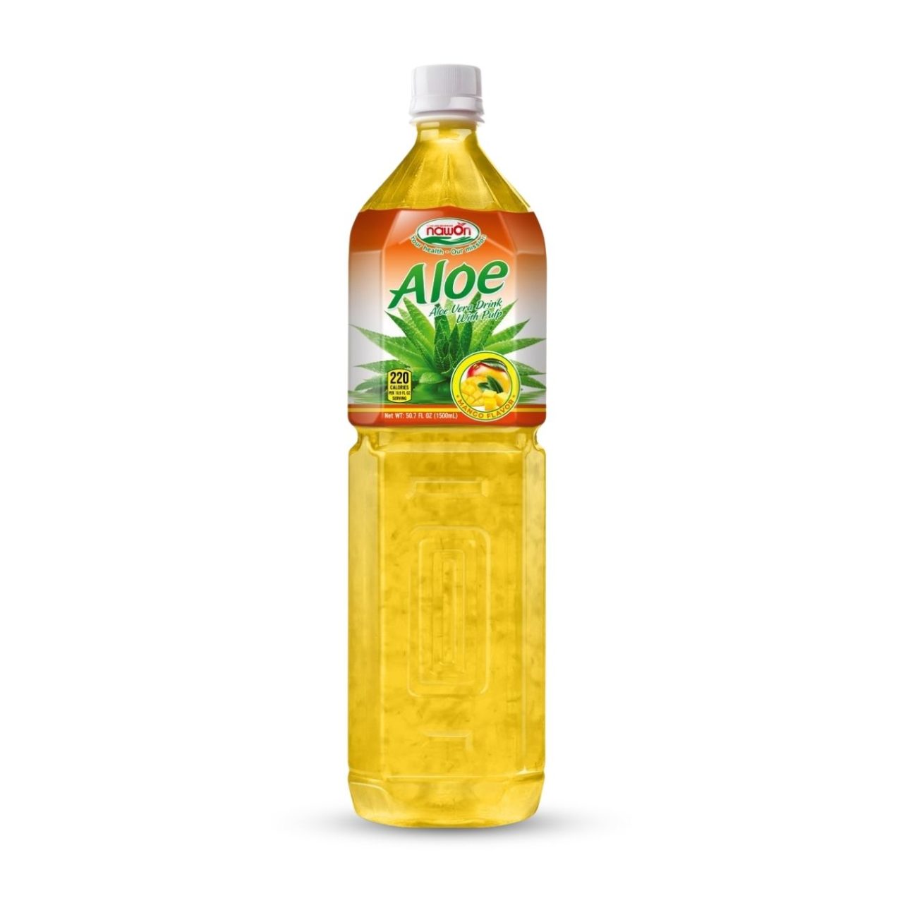 Bottle 1000 ml 33 8 fl oz aloe vera drink with mango flavor (3)