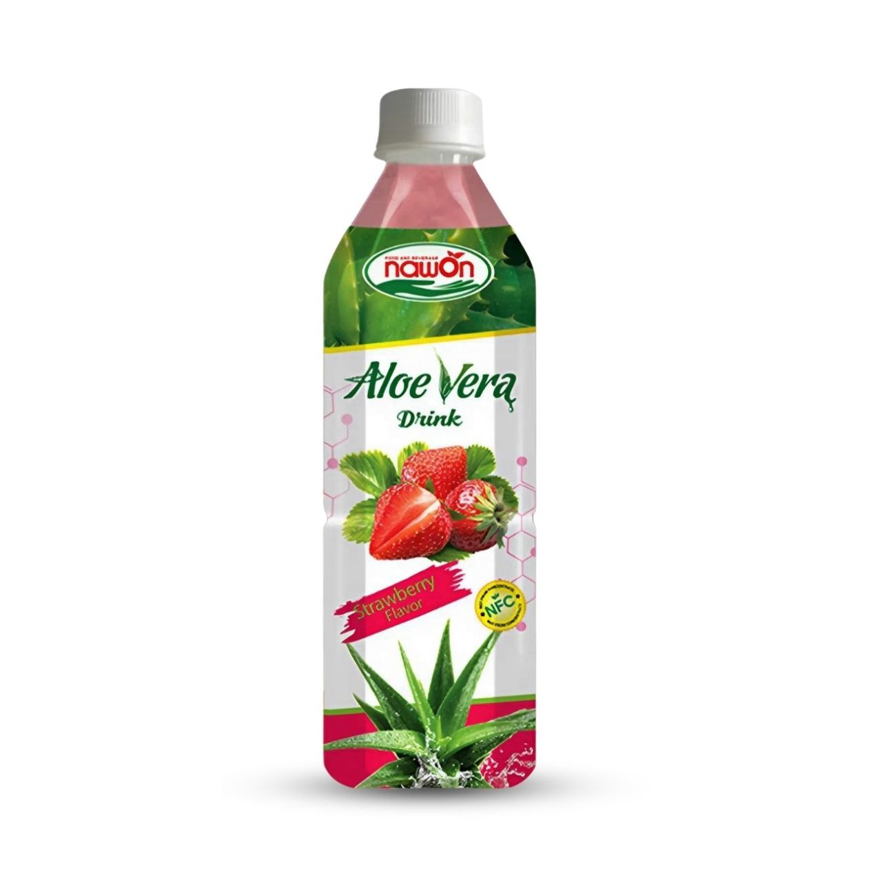 Bottle 500 ml 16 9 fl oz aloe vera drink strawberry flavor (1)