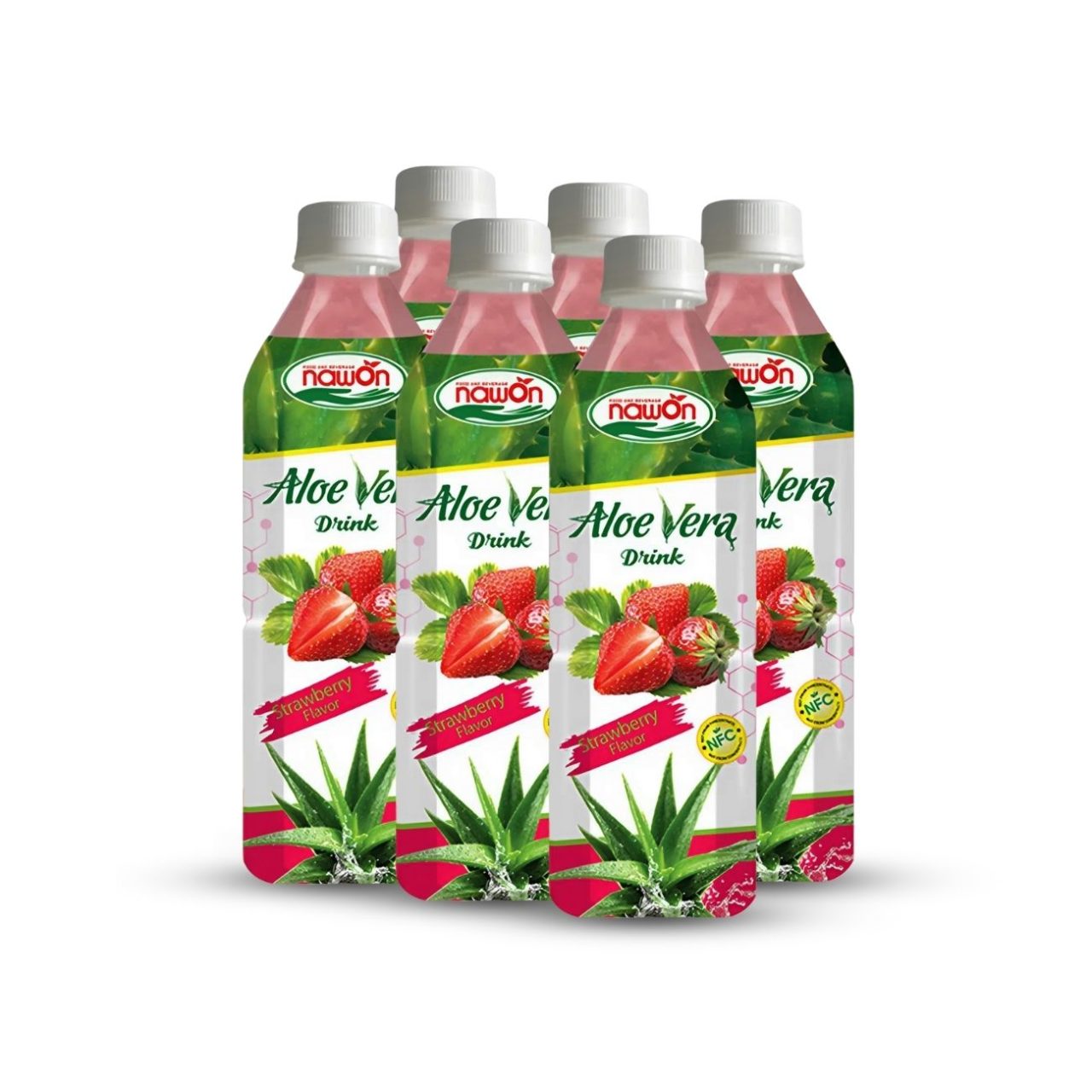 bottle 500 ml 16 9 fl oz aloe vera drink strawberry flavor (2)