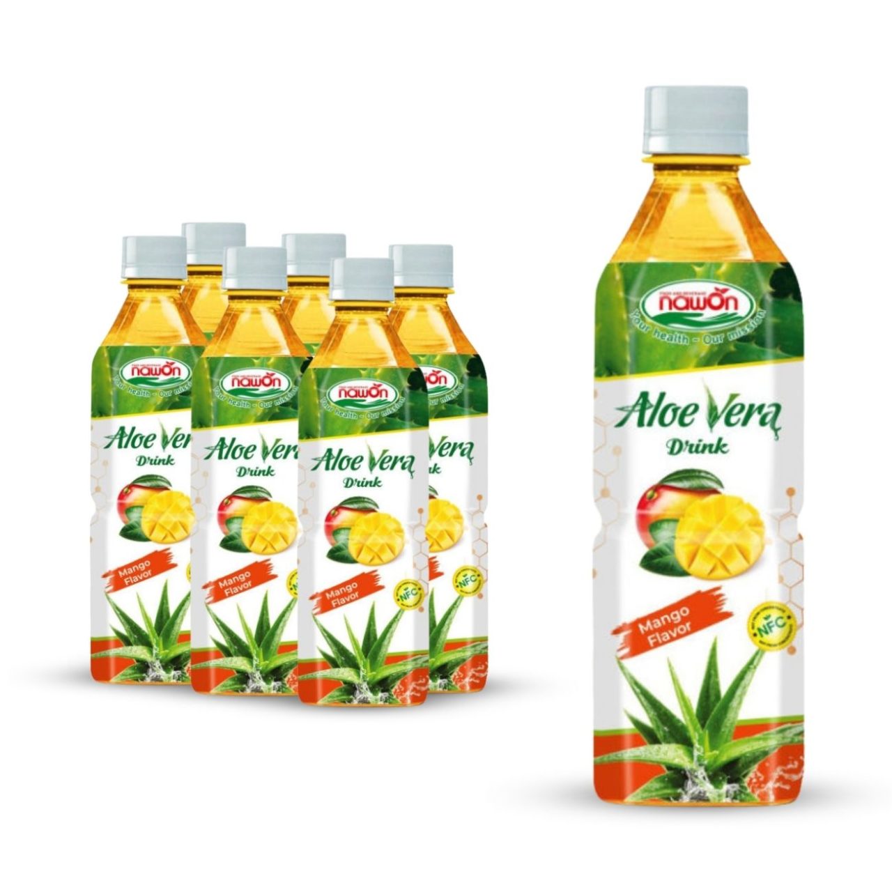 bottle 500 ml 16 9 fl oz nfc aloe vera drink with mango flavor (2)