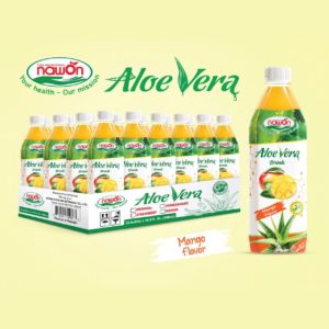 bottle nfc aloe vera drink with mango flavor