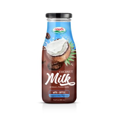 Coconut Milk With Coffee Cappuccino Flavor