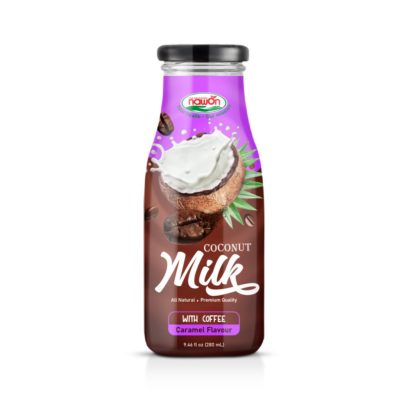 Coconut Milk With Coffee Caramel Flavor