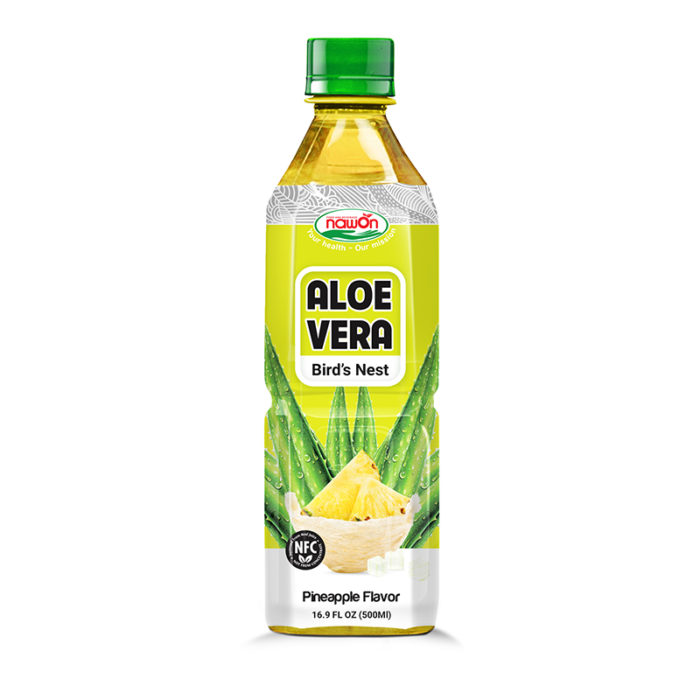 Aloe vera juice drink birdnest pineapple flavor