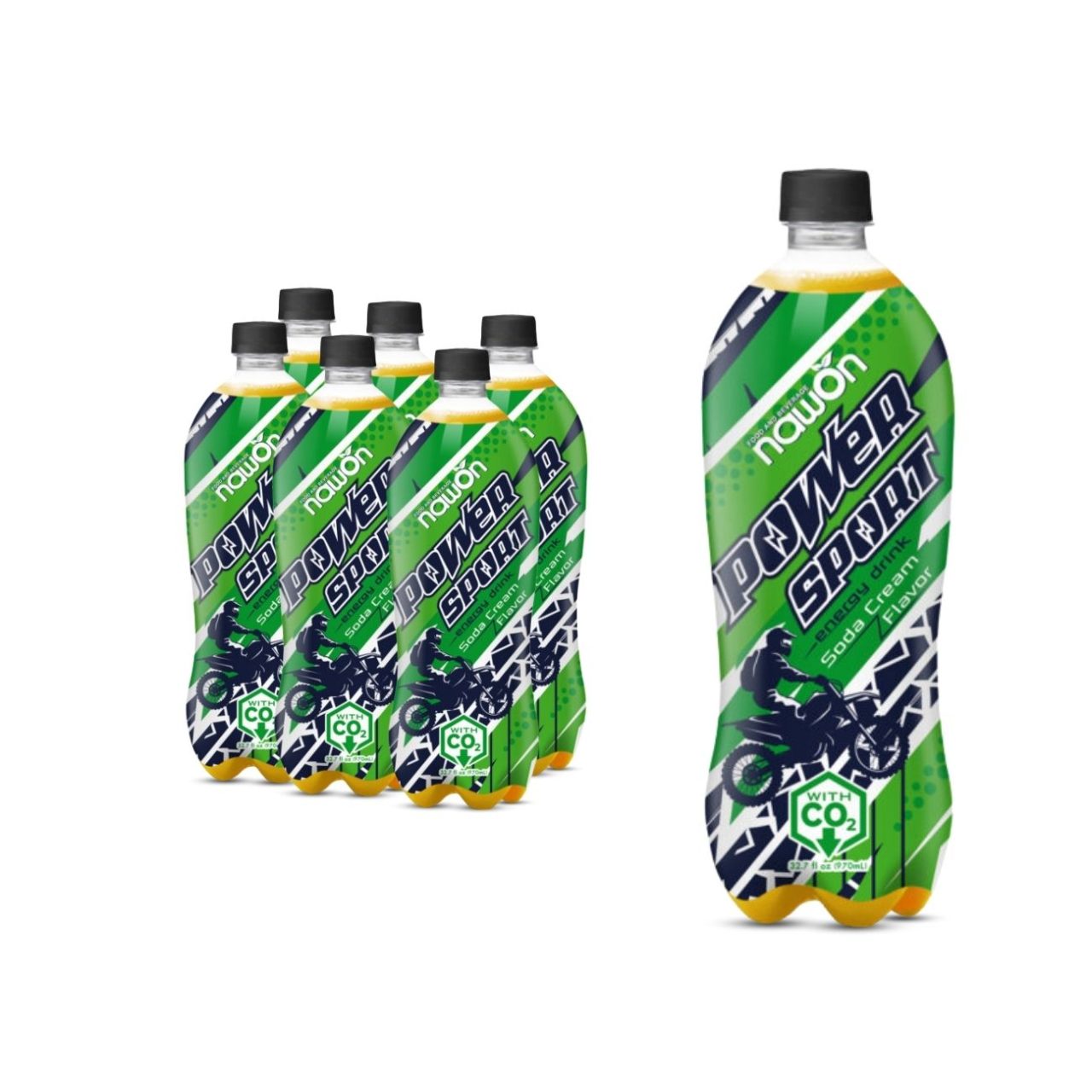 bottle 970ml nawon power energy drink soda cream (1)