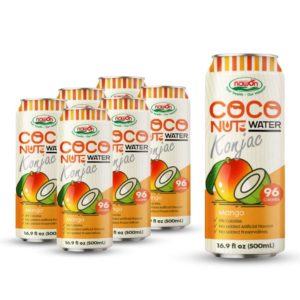 500ml best pure coconut water konjac peach