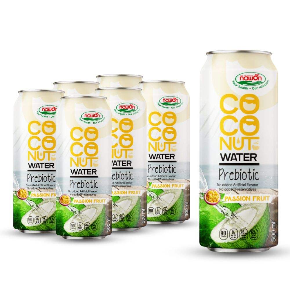500ml coconut water prebiotics passion fruit
